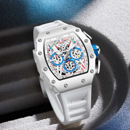 Men's Multifunctional Quartz Watch Multifunctional Fashion Waterproof Quart | Ectron Online