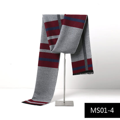 Men's Autumn And Winter  Cashmere Warm Scarf