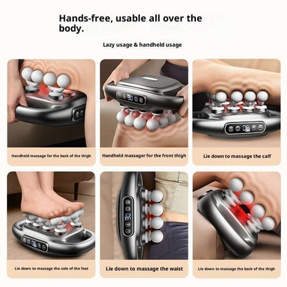 Deep Tissue Massage Gun Muscle Relaxation Massager Multi-head Ma | Ectron Online