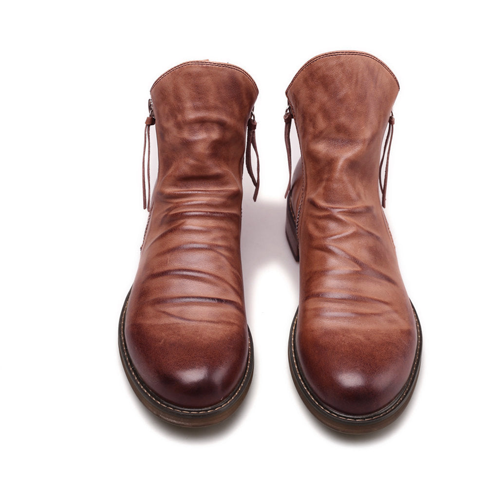Double Side Zipper Non-Slip Men’s Boots | Easy Wear & Safe Grip Double side zipper non-slip men's boots | Ectron Online