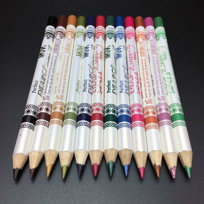 12 Colors Glitter Lip liner Eye Shadow Eyeliner Pencil Pen Makeup Cosmetics 12 Colors Glitter Lip liner Ey | Ectron Online