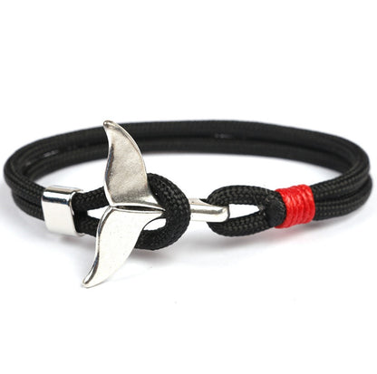 Maritime Magic | Anchor and Whale Tail Jewelry Bracelet | Ectron Online