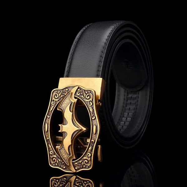Unique Men's Belt - Bat Buckle - Antique Automatic