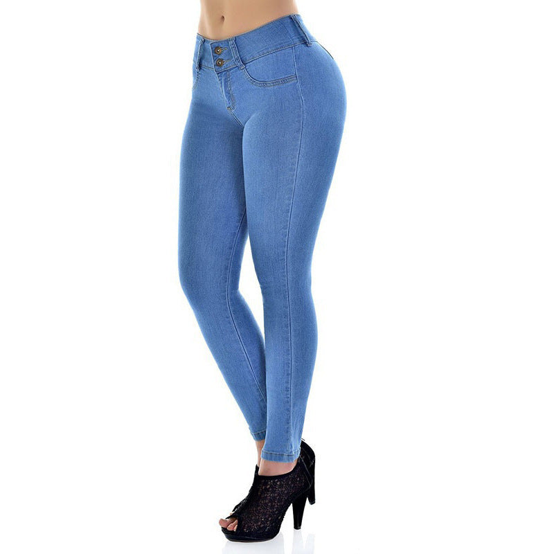 High waist sexy jeans pants