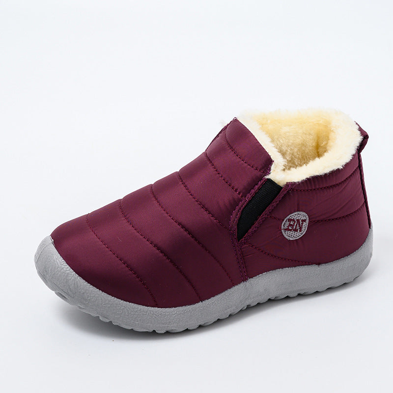 Warm Plush Boots and Cotton Shoes Woman Boots | Ectron Online