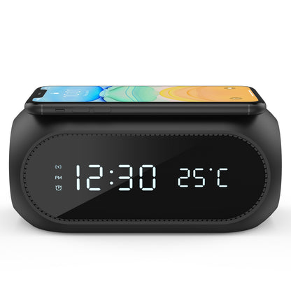 15W wireless charging clock alarm thermometer wireless charging time display wireless charging