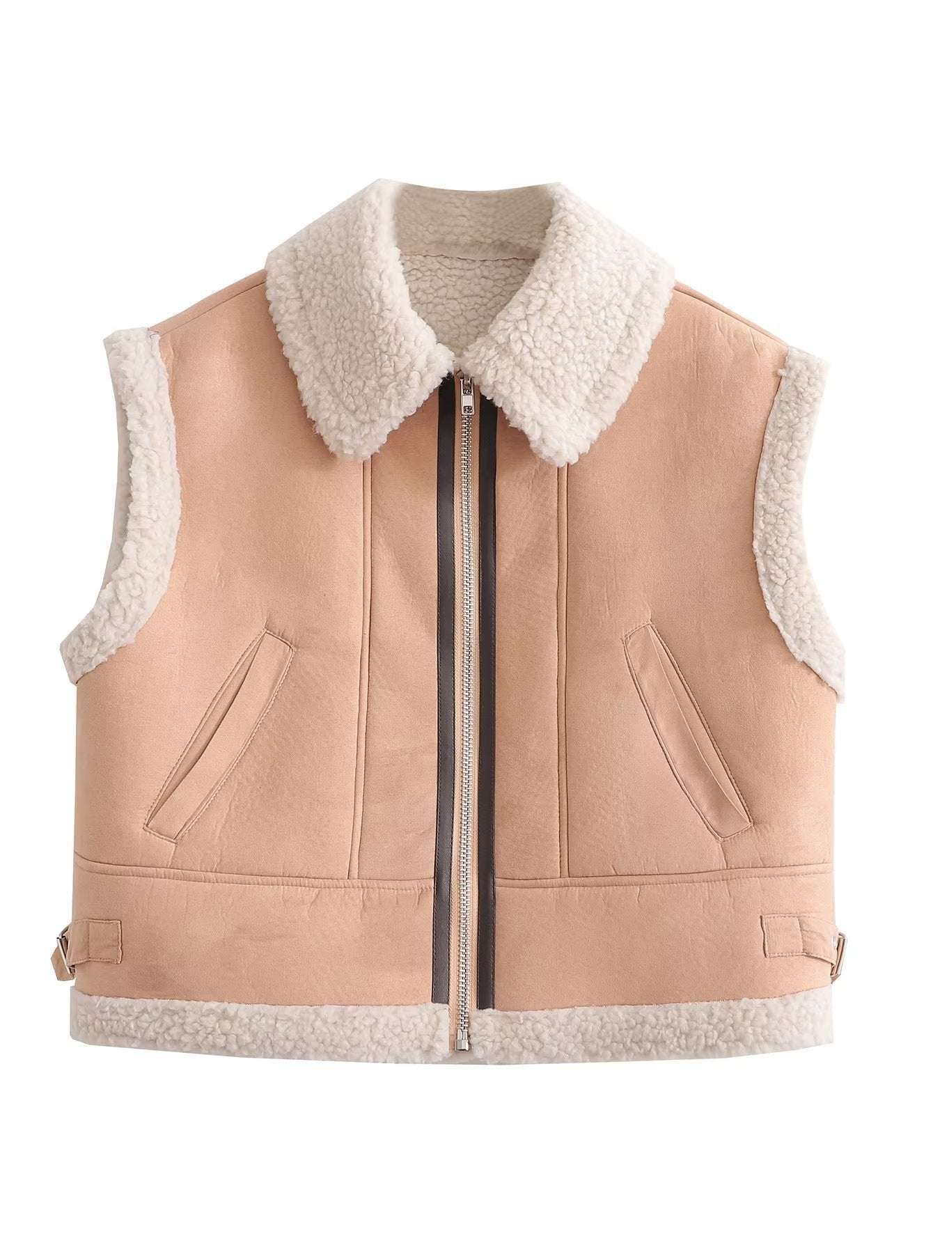 Street Fashion 3-Color Fur Vest Coat Street Fashion 3 Color Fur Vest Coat 960 | Ectron Online