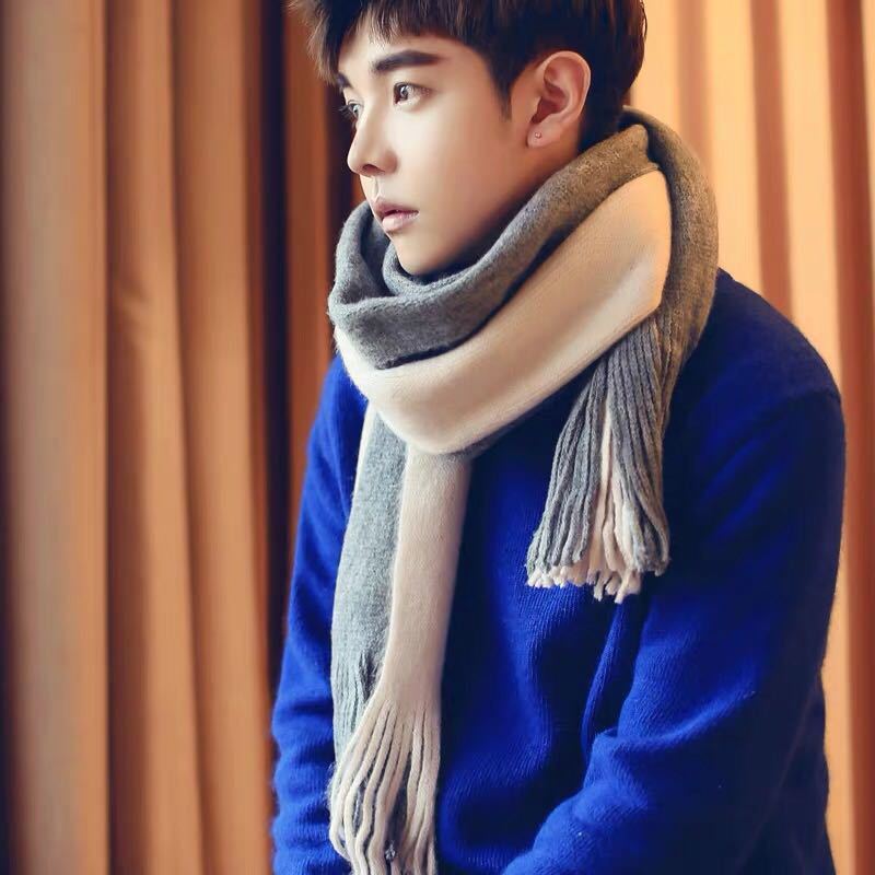 Unisex Cashmere Scarf Men's And Women's Korean-style Cashmere | Ectron Online