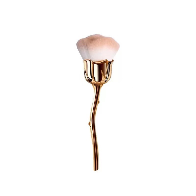 Rose Face Powder Makeup Brush - Soft & Precise Rose Face Powder Makeup Brush | Ectron Online