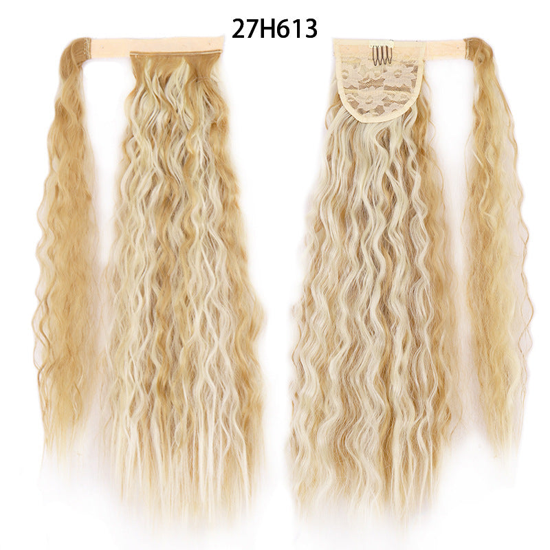 Water Wave Ponytail Wig - Elegant & Easy Style Ponytail Wig Water Wave Velcro Banding C | Ectron Online