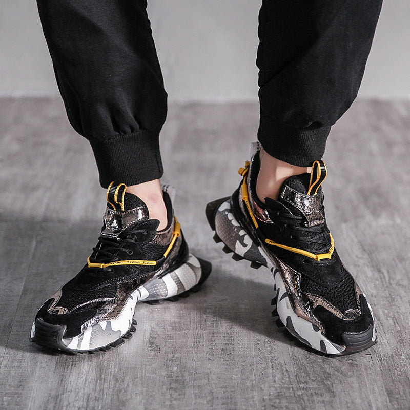 Men's casual stitching sneakers
