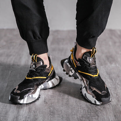 Men's casual stitching sneakers