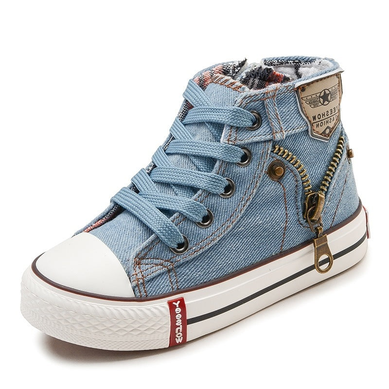 Kids' Autumn Casual Shoes - Denim & Canvas Sneakers Autumn Expert Skill Children Casual Shoe | Ectron Online