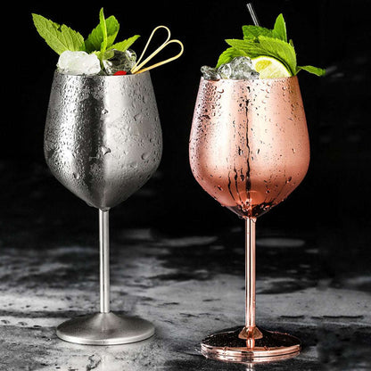 Premium Stainless Steel Wine Glass - Shatterproof & Insulated Stemware Stainless steel wine glass | Ectron Online