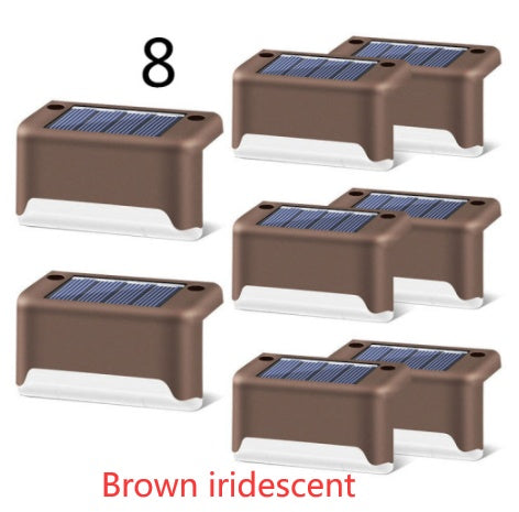 New Upgrade Waterproof LED Solar Fence Lamp Solar Deck Lights Solar Step Light Outdoor For Patio Stairs Garden Pathway Step Yard New Upgrade Waterproof LED Solar Fence L | Ectron Online