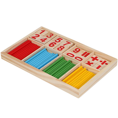 Wooden Montessori Math Toys Wooden Montessori early education math t | Ectron Online