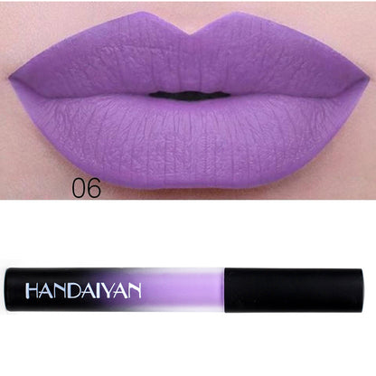 Charm color matte Velvet Matte Lip gloss lip matte glaze with matte lipstick liquid lasting authorization