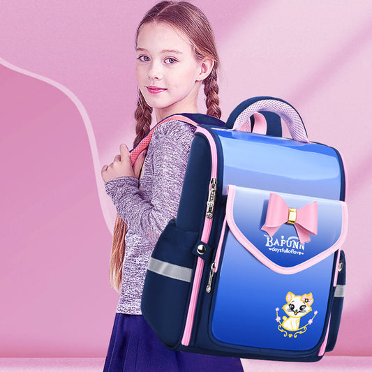 Large Capacity Children's To Reduce Study Load Spine Protection Schoolbag