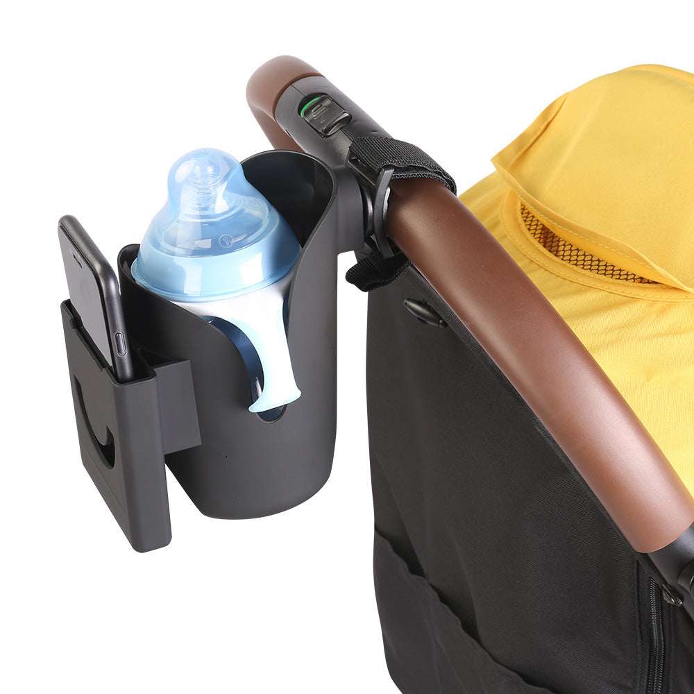 Baby Stroller Cup Holder & Phone Stand – Universal Fit Baby stroller cup holder | Ectron Online