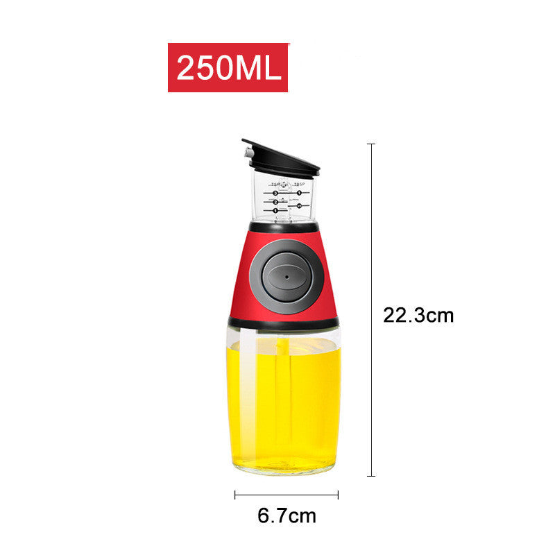 500ml Measurable Glass Oil Bottle – Leakproof Soy Sauce Dispenser 500ml Measurable Glass Bottle Oil Bottle | Ectron Online
