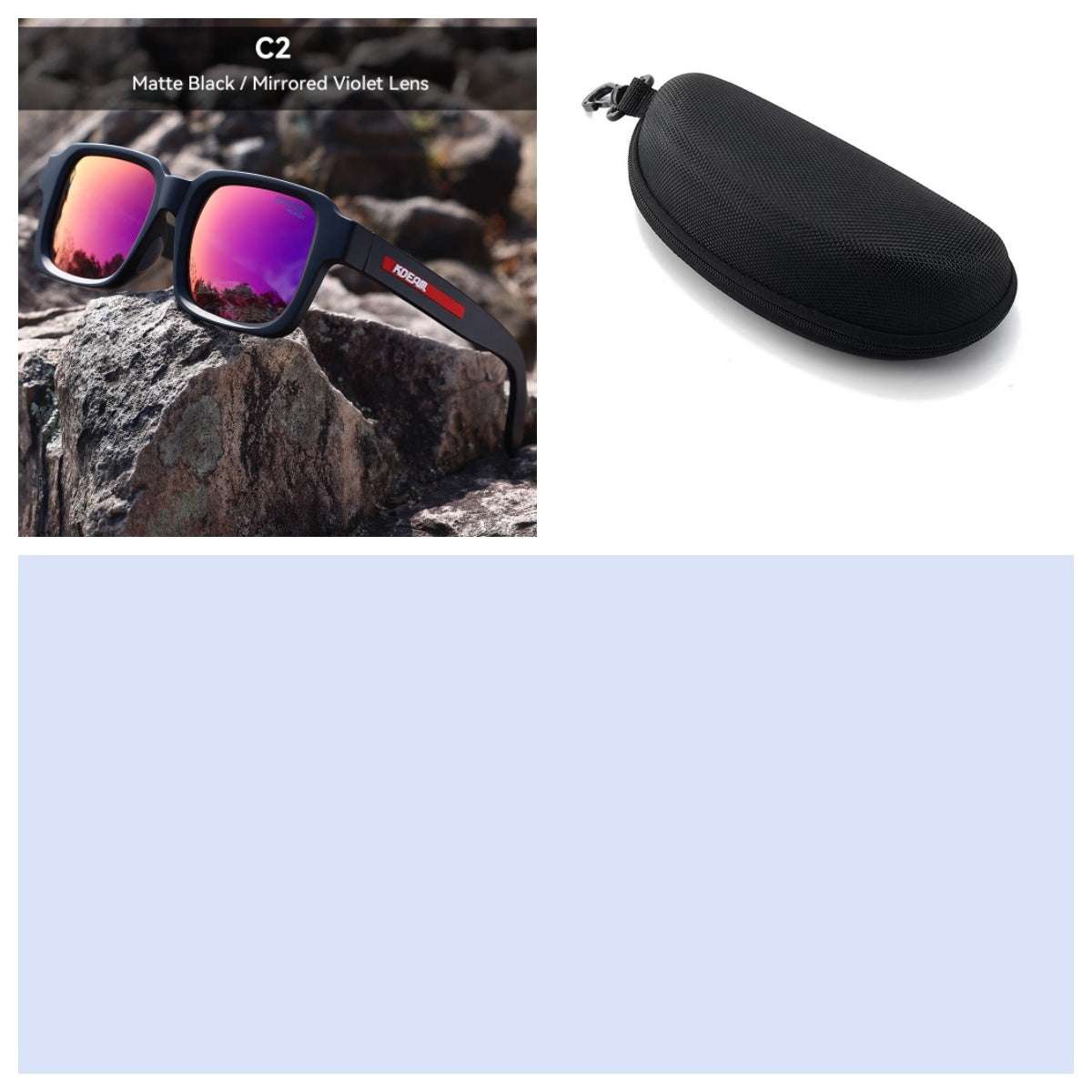 TR90 Polarized Square Sunglasses – UV400, Lightweight, Stylish TR90 Colorful Polarized Sunglasses Squar | Ectron Online
