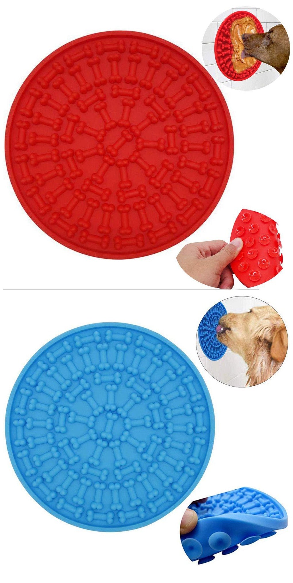 Dog Licking Pad – Non-Slip Dog Treat and Training Licking Mat Dog licking pad | Ectron Online