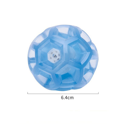 Multi-faceted sounding ball pet toy