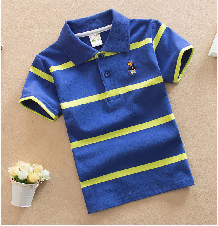 College Style Boys' Polo Shirt | Short Sleeve T-shirt College Style Boys Polo Short Seeve T-sh | Ectron Online