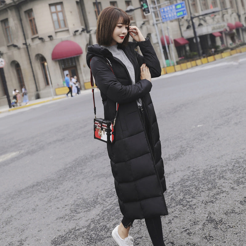 Women's Plus Size Over-the-Knee Cotton Coat Outerwear & Jackets | Ectron Online
