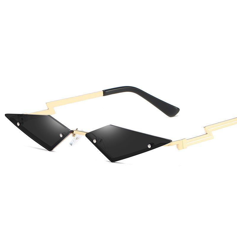 Fashion rimless sunglasses for women