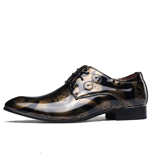 Trendy Pointed Men’s Leather Shoes – Large Size Fashion Trends pointed men's leather shoes barbe | Ectron Online