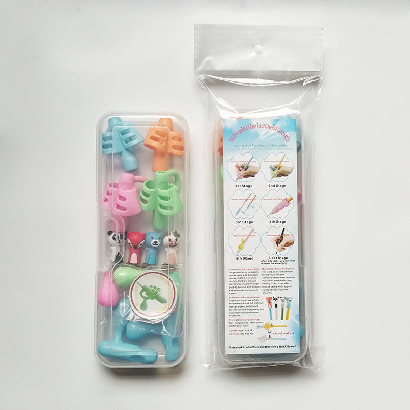 {{ brand }} Two-Finger Grip Silicone Baby Learning Writing Tool - Two-Finger Grip Silicone Baby Learning W
