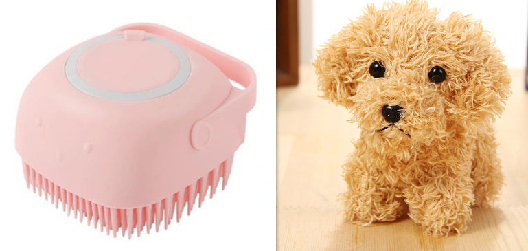 {{ brand }} Silicone Dog Bath Brush for Gentle Pet Grooming Set2 - Pet Products Amazon Hot Silicone Dog Bat