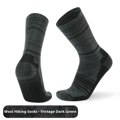 Men's And Women's Warm Wool Knee-high Sports Socks