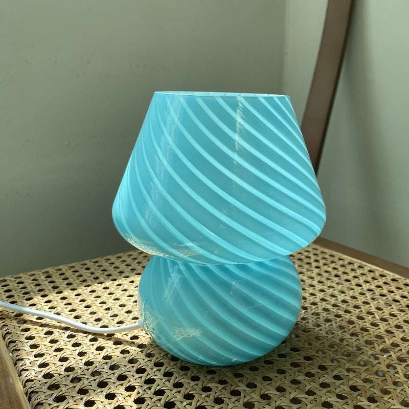 Ins Retro Glass Table Lamp for Bedroom & Bedside Ins Retro Glass Table Lamp Net Red Table | Ectron Online