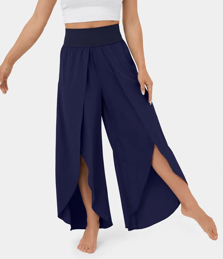 Buy Women's Loose Split Yoga Pants - Summer Fashion Wide Leg Pants | Ectron Online