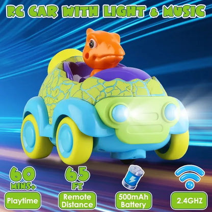2-Pack Dinosaur Remote Control Cars 2Pack Dinosaur Remote Control Cars For T | Ectron Online