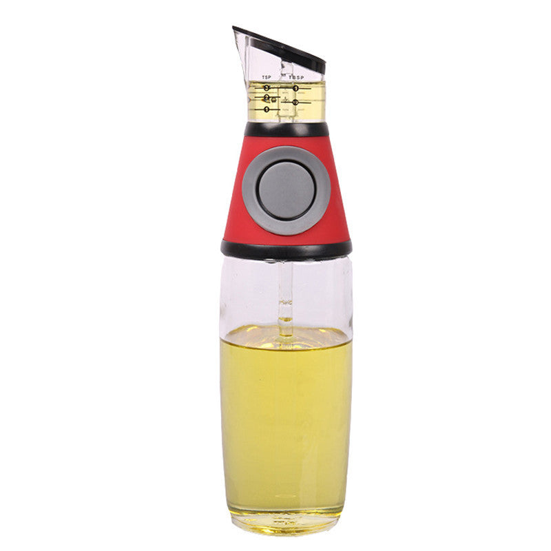 500ml Measurable Glass Oil Bottle – Leakproof Soy Sauce Dispenser 500ml Measurable Glass Bottle Oil Bottle | Ectron Online