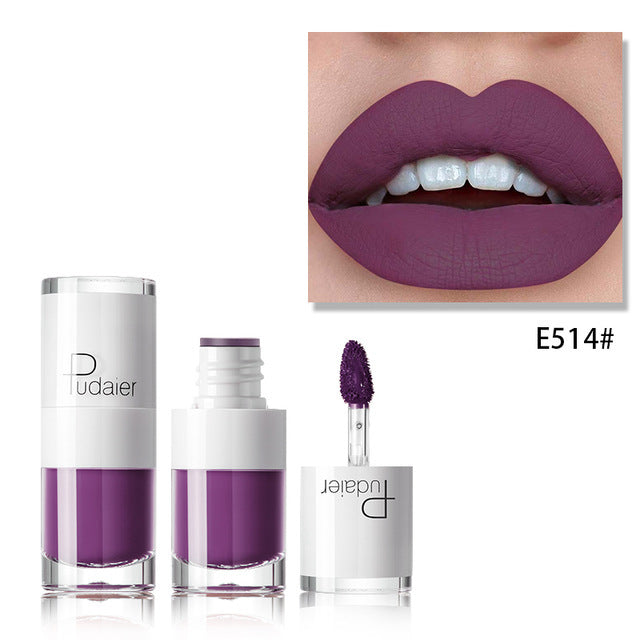 16-Color Matte Lipstick Set | White Bottle Lipstick 16 color white bottle matte lip | Ectron Online