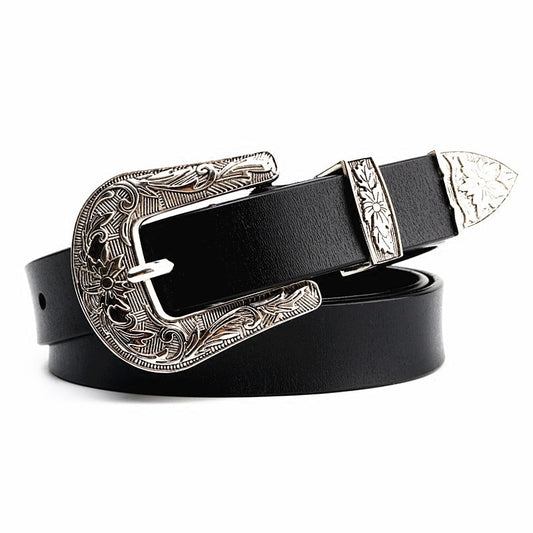 Hand-Carved Fashion Belt - Retro Vintage Style Vintage fashion carved belt | Ectron Online
