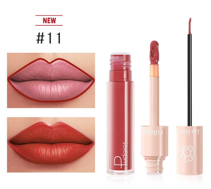 Pudaier Dual Lipstick & Lip Gloss Pudaier Dual Lipstick Lip Gloss Liquid L | Ectron Online