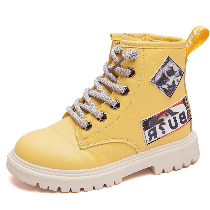 Kids' High-Top Cotton Riding Boots | School Sneakers Children's Riding Boots High-Top Cotton | Ectron Online