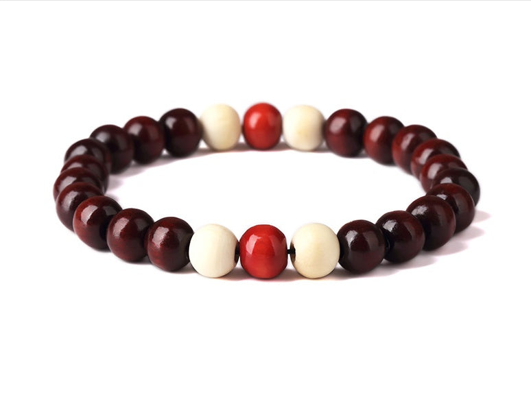 Natural Wooden Beaded Root Bracelet | Ectron Online