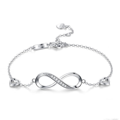 Sterling Silver  8 Bracelet Bracelet Female Silver Jewelry