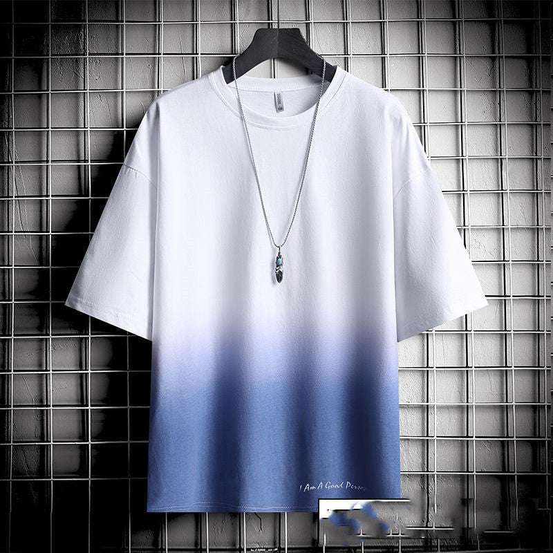 Men’s Hong Kong Style Loose T-Shirt – Trendy Casual Streetwear Hong Kong style loose T-shirt men | Ectron Online