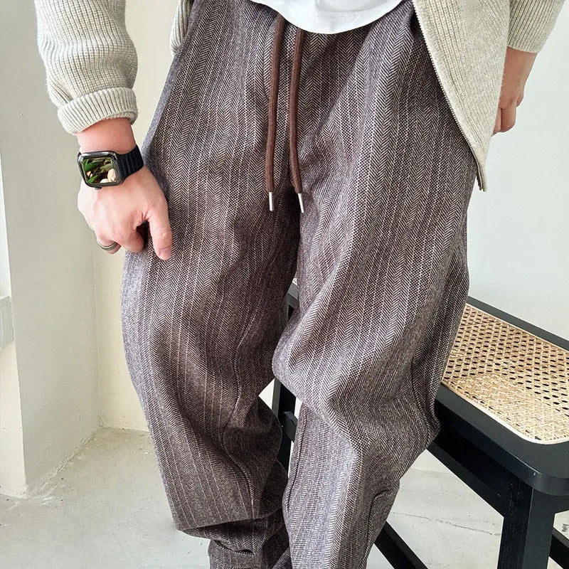 Trendy Loose Fit Harem Pants Loose Casual Fashion Brand Wide-leg Hare | Ectron Online
