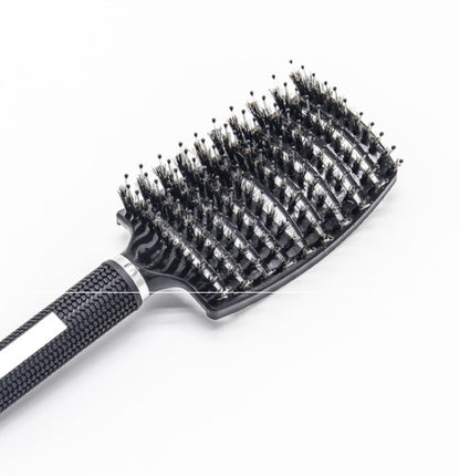 Anti-Tangle Detangler Hair Brush - Bristle & Nylon Scalp Massage Comb Hairbrush Anti Klit Brushy Haarborstel W | Ectron Online