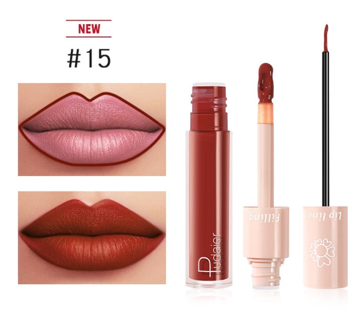Pudaier Dual Lipstick & Lip Gloss Pudaier Dual Lipstick Lip Gloss Liquid L | Ectron Online