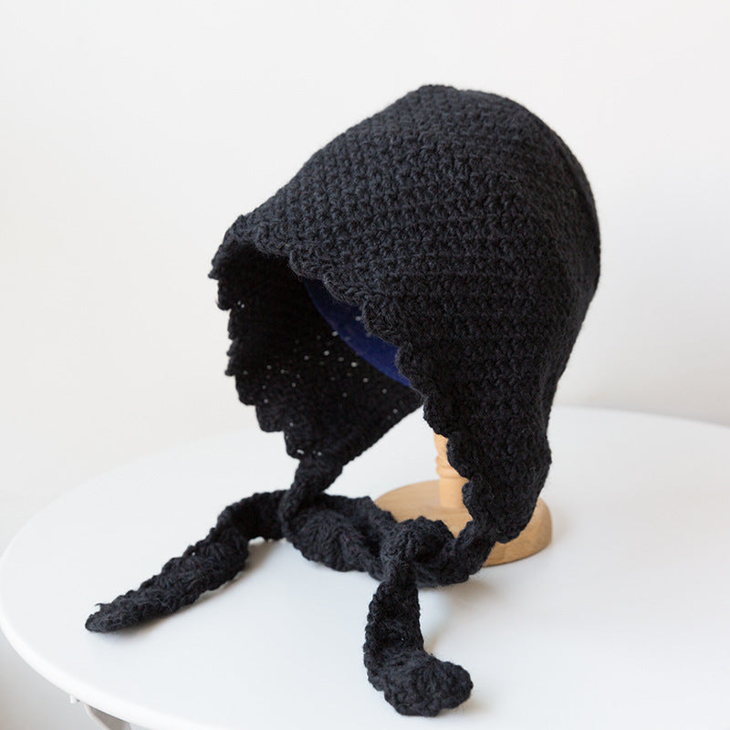 Elegant Lace Knit Lei Feng Hat Hats & Caps | Ectron Online