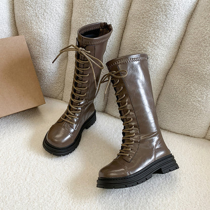 Girls' Comfortable Simple Soft-soled Suede Boots